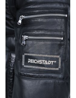 Reichstadt Regular Fit Jacke Herren Echtleder 22RS032LUX Navy L