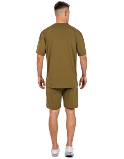 Reichstadt Regular Fit Shorts Herren Marken-Stick 23RS043 Khaki XL