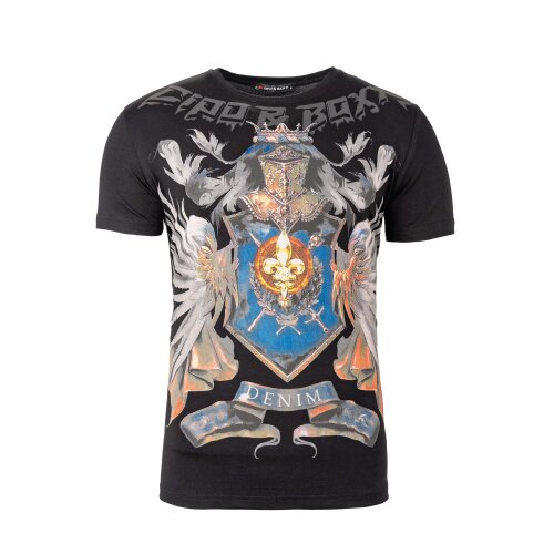 Cipo & Baxx Slim Fit T-Shirt  CT743 Black L