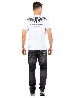 Cipo & Baxx Slim Fit T-Shirt  CT743 White L