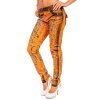 Cipo & Baxx slim fit Jeans Damen Mid Waist WD445 Orange W27/L34