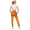 Cipo & Baxx slim fit Jeans Damen Mid Waist WD445 Orange W27/L34