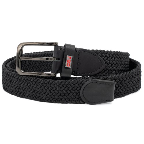 Cipo & Baxx Herren Gürtel CG188 Black 95cm x 3,7cm