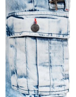Cipo & Baxx regular fit Jeans Herren Stonewashed CD798 Iceblue