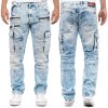 Cipo & Baxx regular fit Jeans Herren Stonewashed CD798 Iceblue