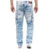 Cipo & Baxx regular fit Jeans Herren Stonewashed CD798 Iceblue