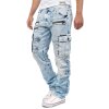 Cipo & Baxx regular fit Jeans Herren Stonewashed CD798 Iceblue