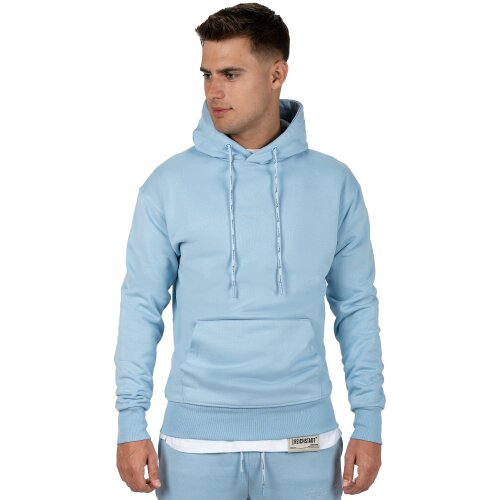 Reichstadt Regular Fit Hoodie Herren Marken-Stick 23RS034 Baby Blue XL