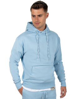 Reichstadt Regular Fit Hoodie Herren Marken-Stick 23RS034 Baby Blue XL
