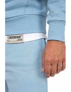 Reichstadt Regular Fit Hoodie Herren Marken-Stick 23RS034 Baby Blue XL