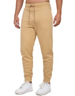 Reichstadt regular fit Jogginghose Herren Marken-Stick 23RS035 Beige XL