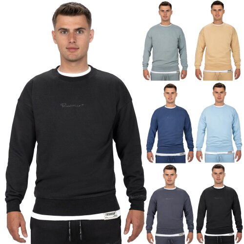 Reichstadt Regular Fit Pullover Logo-Stitching 23RS037