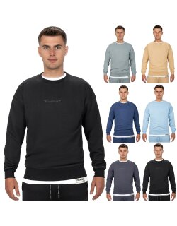 Reichstadt Regular Fit Pullover Logo-Stitching 23RS037