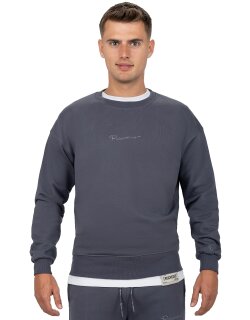 Reichstadt Regular Fit Pullover Logo-Stitching 23RS037