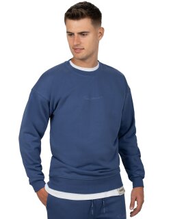Reichstadt Regular Fit Pullover Logo-Stitching 23RS037 Dark Blue 4XL