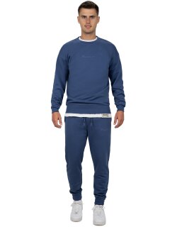 Reichstadt Regular Fit Pullover Logo-Stitching 23RS037 Dark Blue 4XL