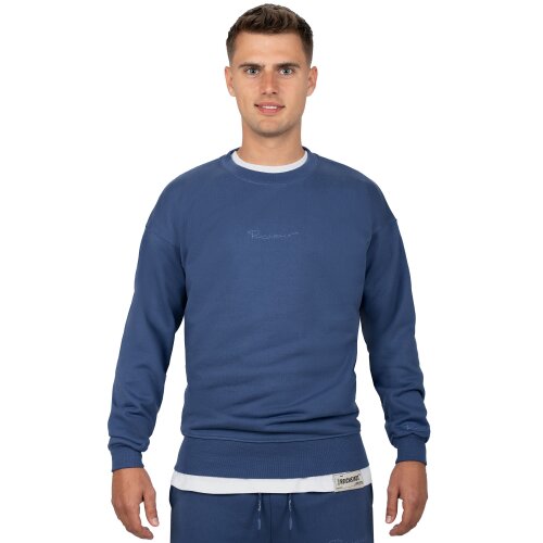 Reichstadt Regular Fit Pullover Logo-Stitching 23RS037 Dark Blue 5XL