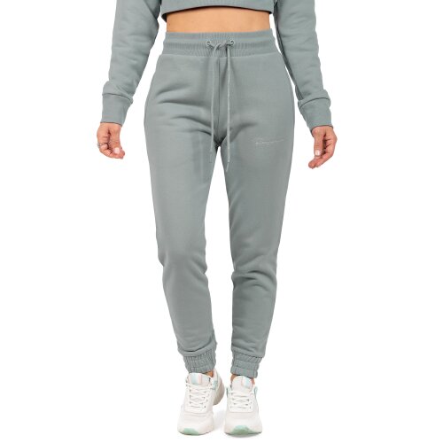 Reichstadt slim fit Jogginghose Damen Marken-Stick 23RSW039 Grey L