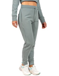 Reichstadt slim fit Jogginghose Damen Marken-Stick 23RSW039 Grey L