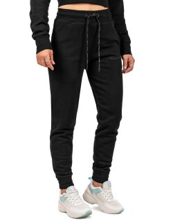 Reichstadt slim fit Jogginghose Damen Marken-Stick 23RSW039 Black XL