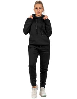 Reichstadt slim fit Jogginghose Damen Marken-Stick 23RSW039 Black XL