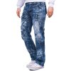 Kosmo Lupo Regular Fit Jeans Herren Stonewashed  KM130 Blue W32/L32