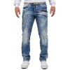 Cipo & Baxx Regular Fit Jeans Herren Stonewashed C1150 Blue W31/L32