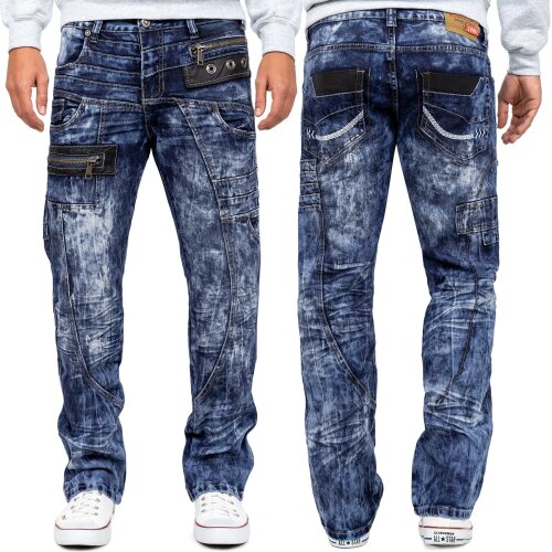 Kosmo Lupo Regular Fit Jeans Stonewashed  KM012