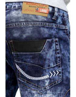 Kosmo Lupo Regular Fit Jeans Stonewashed  KM012