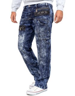 Kosmo Lupo Regular Fit Jeans Stonewashed  KM012