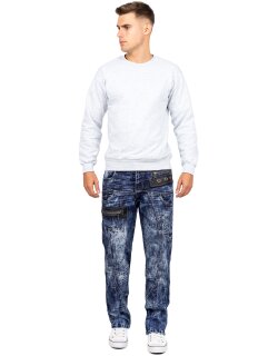 Kosmo Lupo Regular Fit Jeans Stonewashed  KM012
